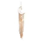 Crochet Moon Star Dream Catcher with Tassel