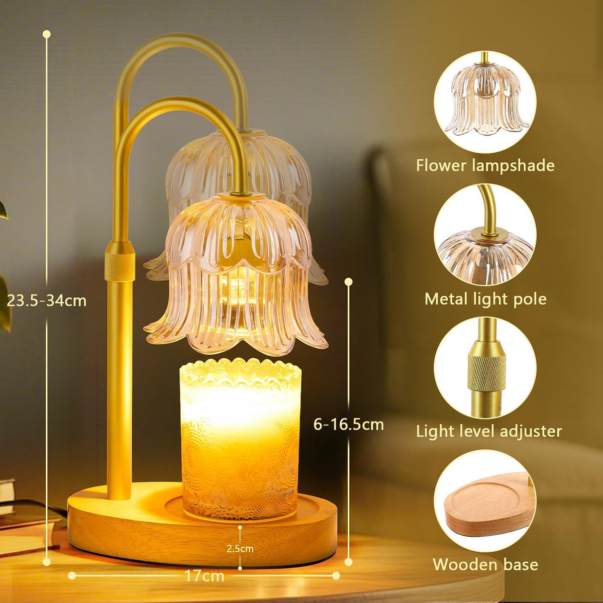 Candle Warmer Lamp Electric Timer