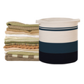 80L Laundry Baskets Hamper with Handles